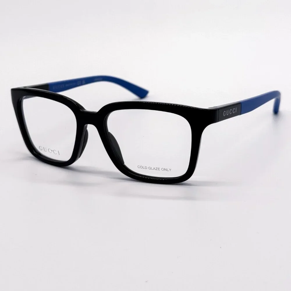 NEW GUCCI GG1738O 004 BLACK/BLUE MEN EYEGLASSES GUCCI